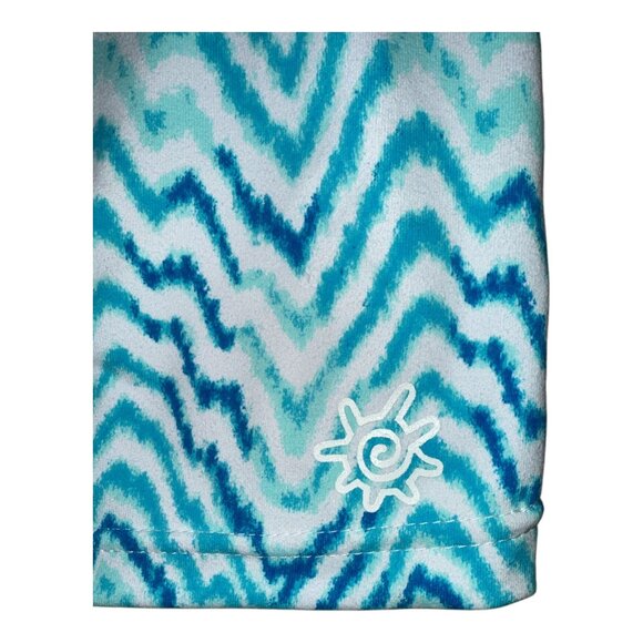 UV Skinz Blue & Green Pull On UPF 50+Athletic & Swim Skort Pocket Women's 3XL - Picture 6 of 10